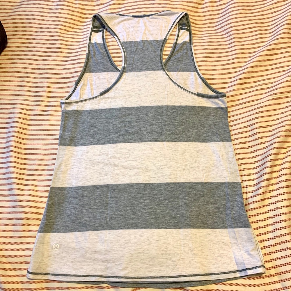 Lululemon Striped Racerback Tank - Picture 2 of 3